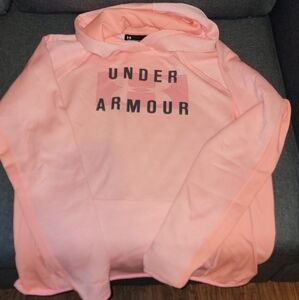 Peach/Pink Women's Under Armour hoodie